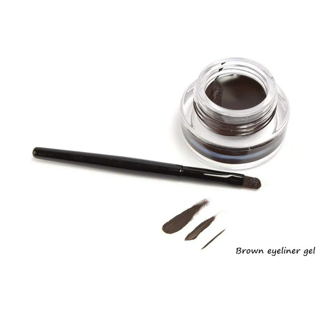 2-in-1 Black and Brown Gel Eyeliner Set