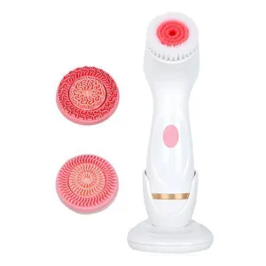 3 in 1 Waterproof Exfoliating Facial Cleansing Brush - Battery Powered