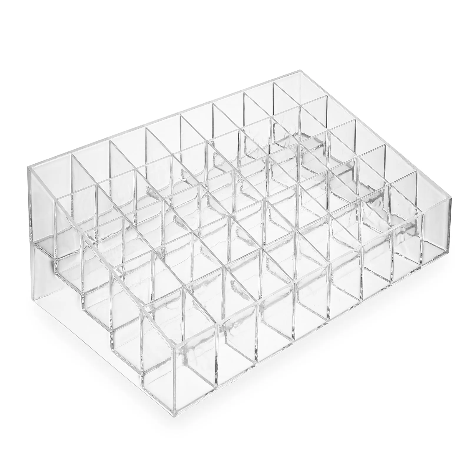 40 Slot Acrylic Lipstick & Makeup Organizer - Cosmetic Display Case