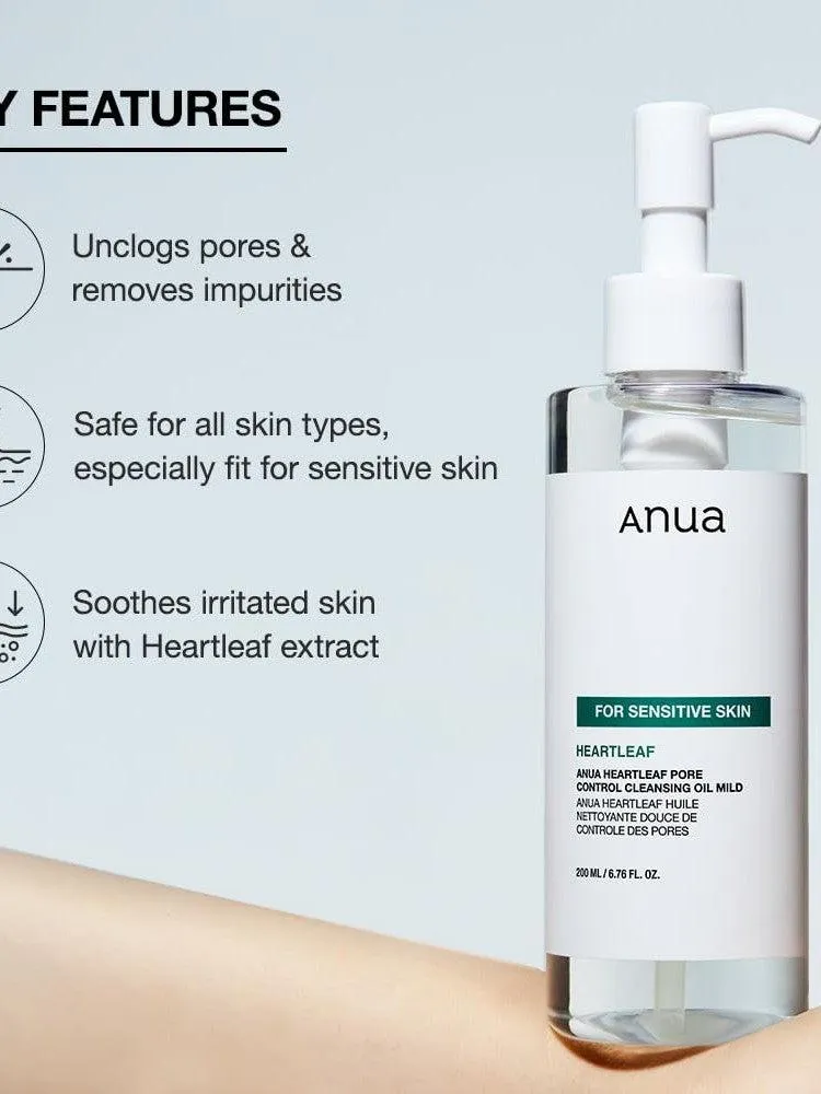 Anua Heartleaf Pore Control Cleansing Oil MILD