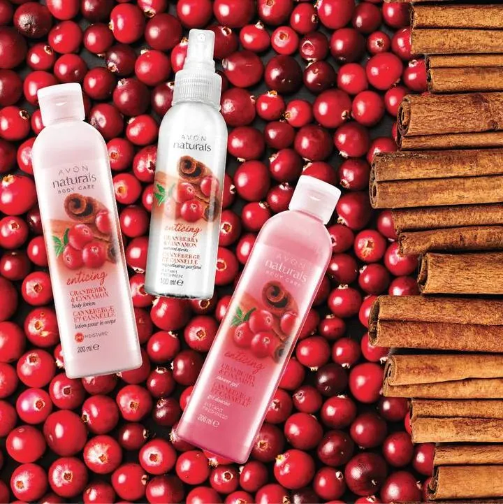 Avon Naturals Cranberry & Cinnamon Shower Gel - 200ml