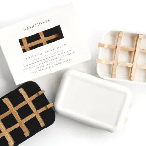 Bamboo Soap Dish by Nash and Jones