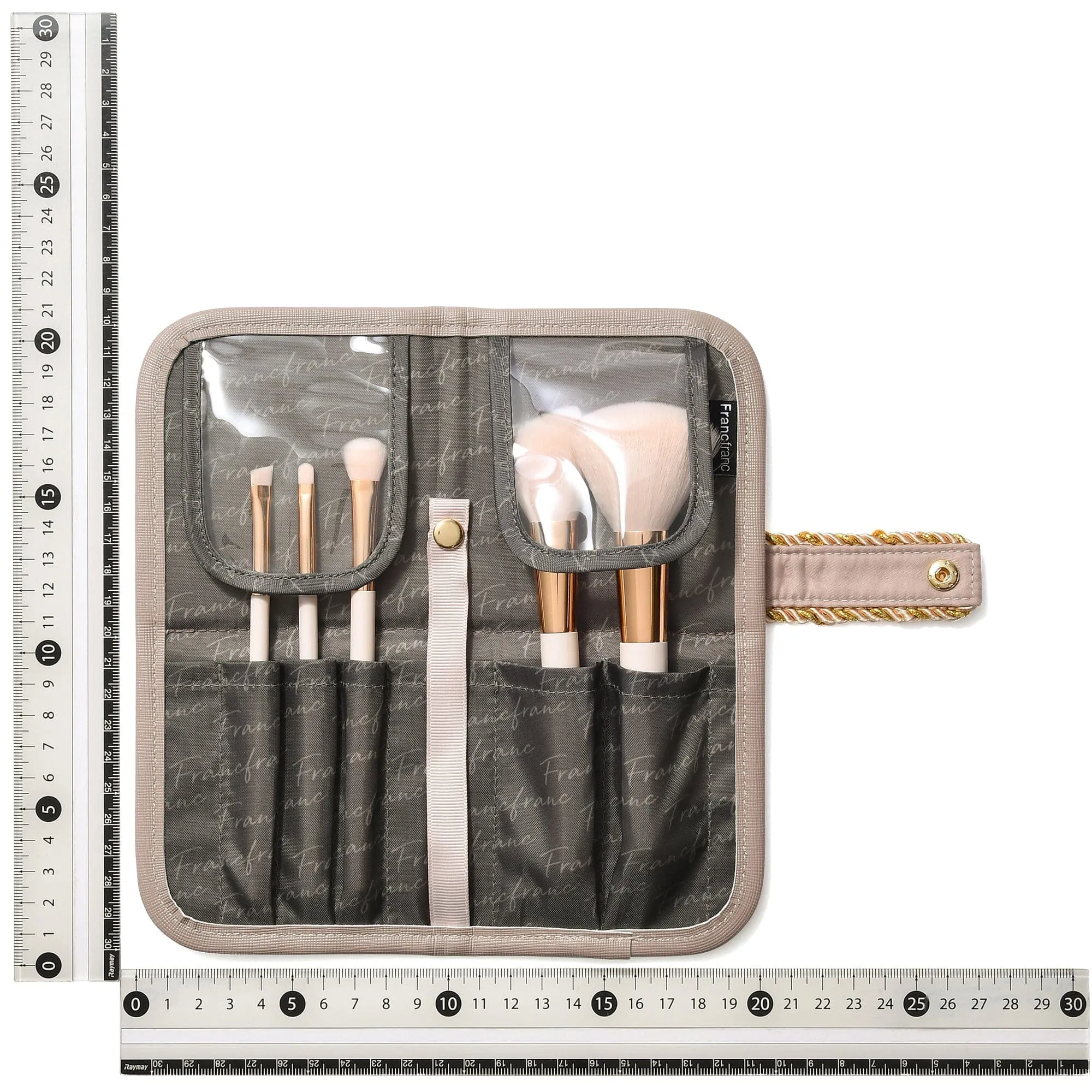 Bell Makeup Brush Set  Grey