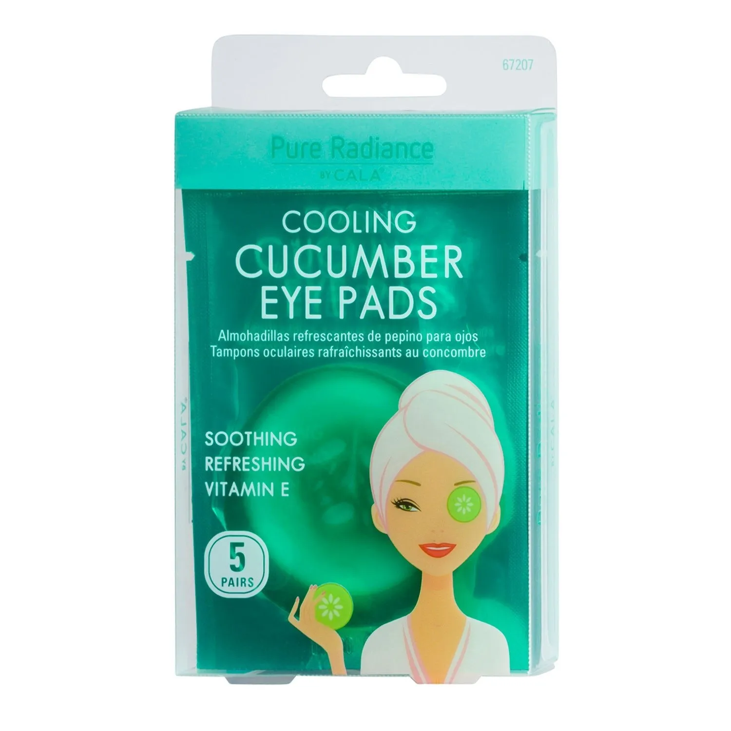 Cala Cooling Eye Pads Cucumber 5 pairs