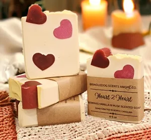 Heart 2 Heart- Berries Vanilla & Musk Scented Soap Bar 4-5 oz