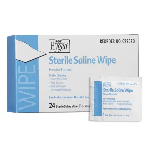 Hygea® Unscented Saline Wipe, Individual Packet