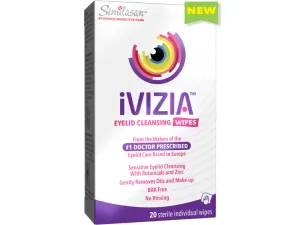 Ivizia Eyelid Cleansing Wipes (20 ct)