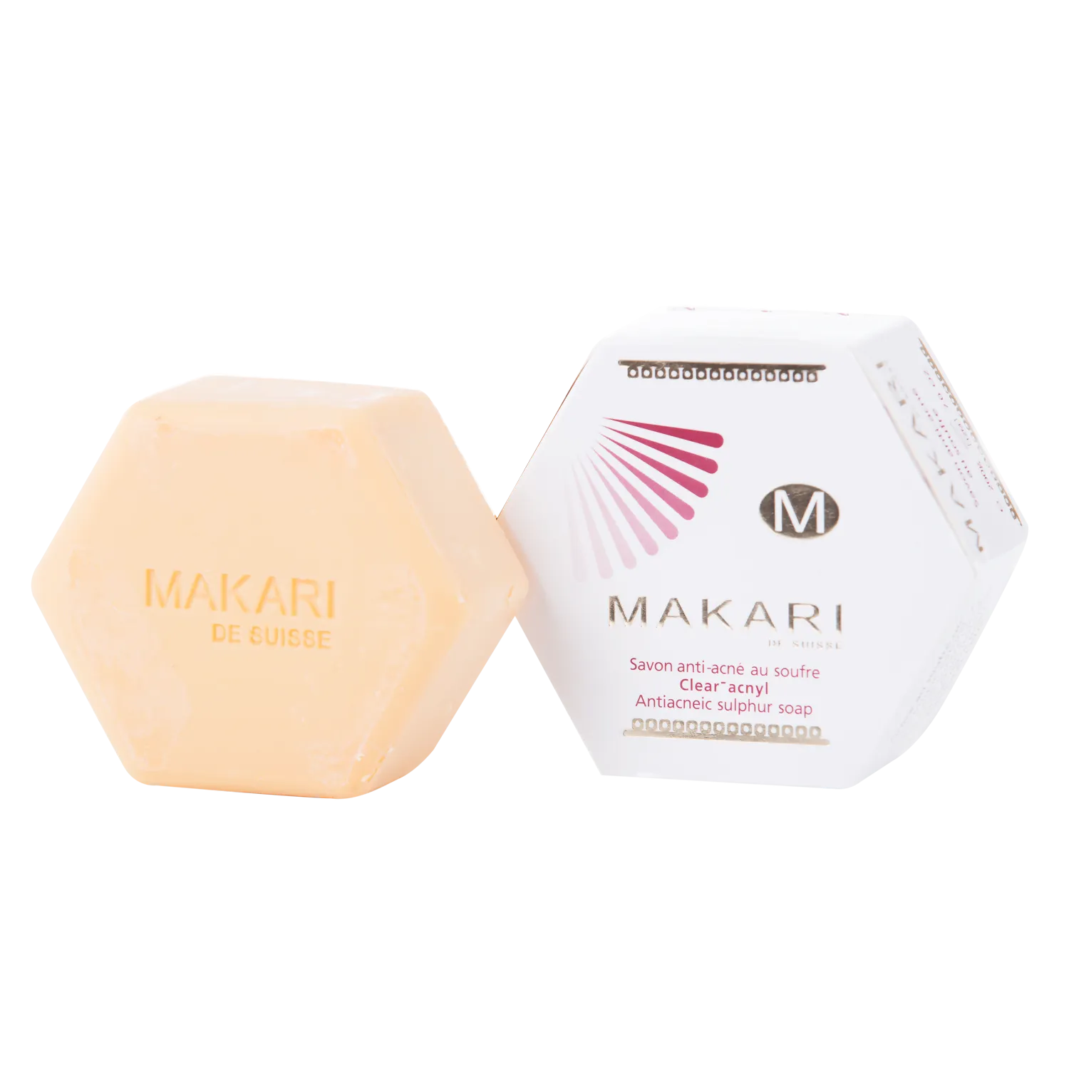 MAKARI - SULFUR ACNYL SOAP - Detoxifies. Controls oil. Reduces acne.  For oily and acne-prone skin types