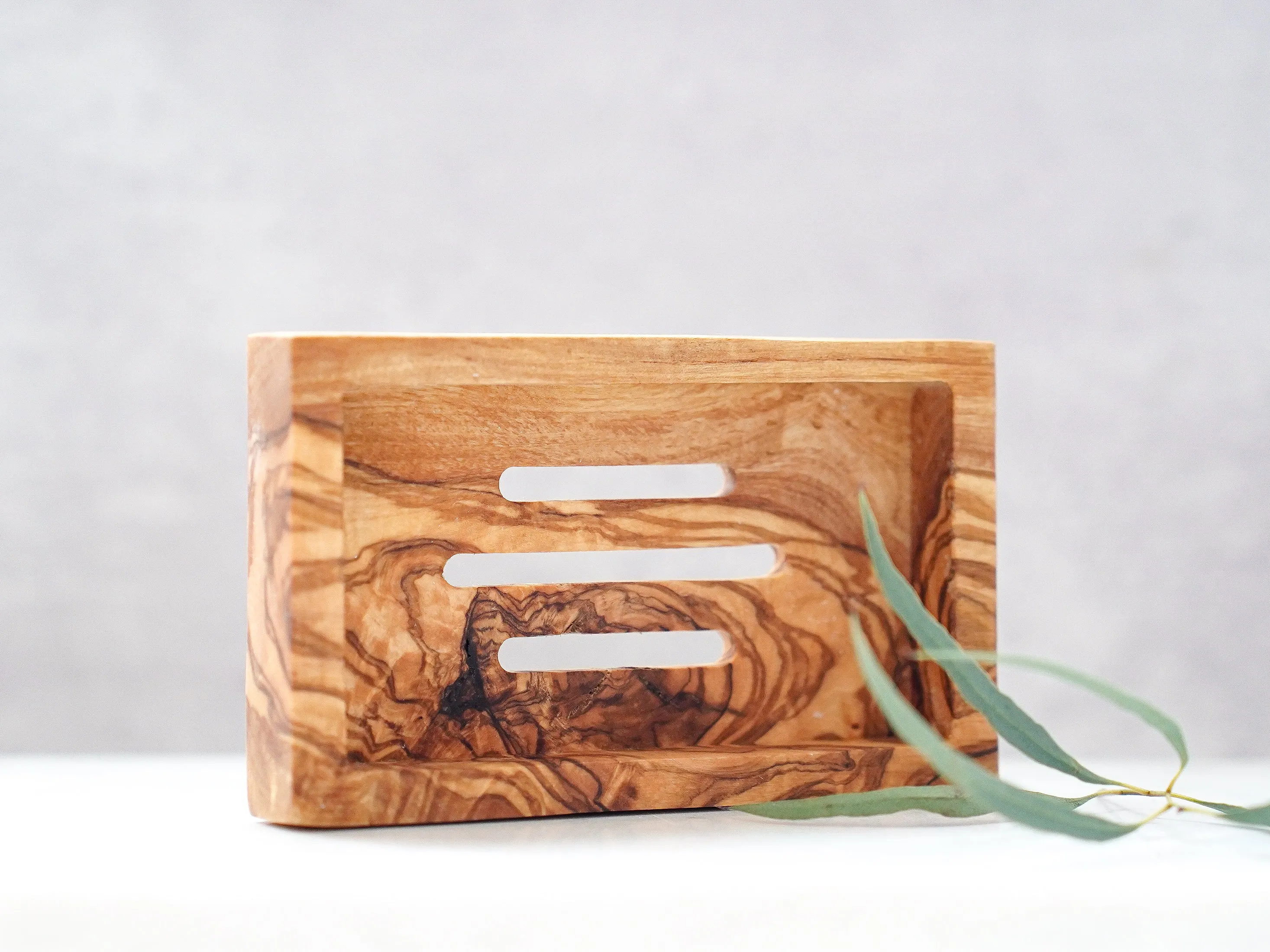 Olive Wood Soap Dish Tray