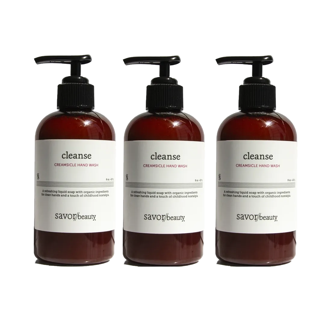 Organic Hand   Body Wash 3-Pack