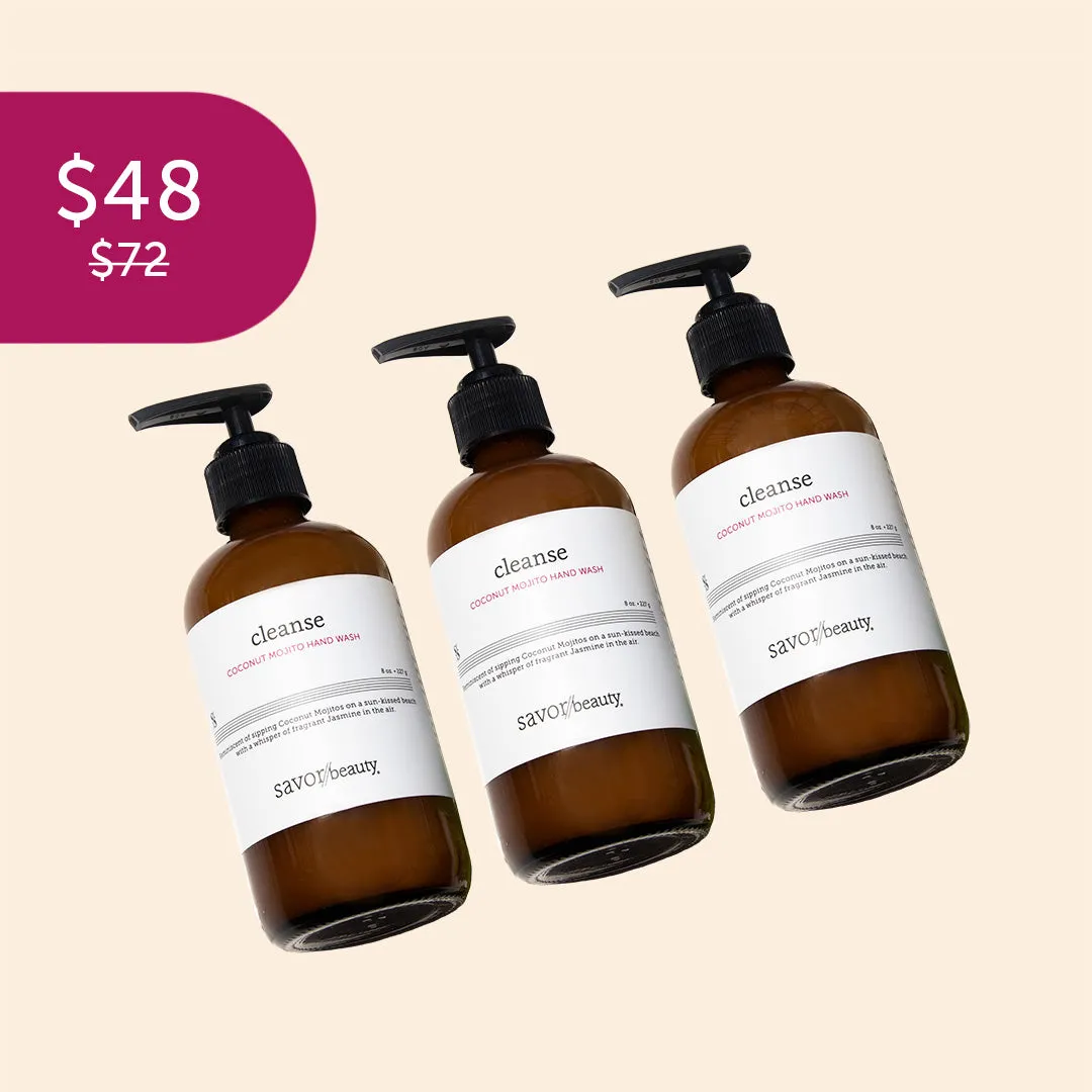 Organic Hand   Body Wash 3-Pack