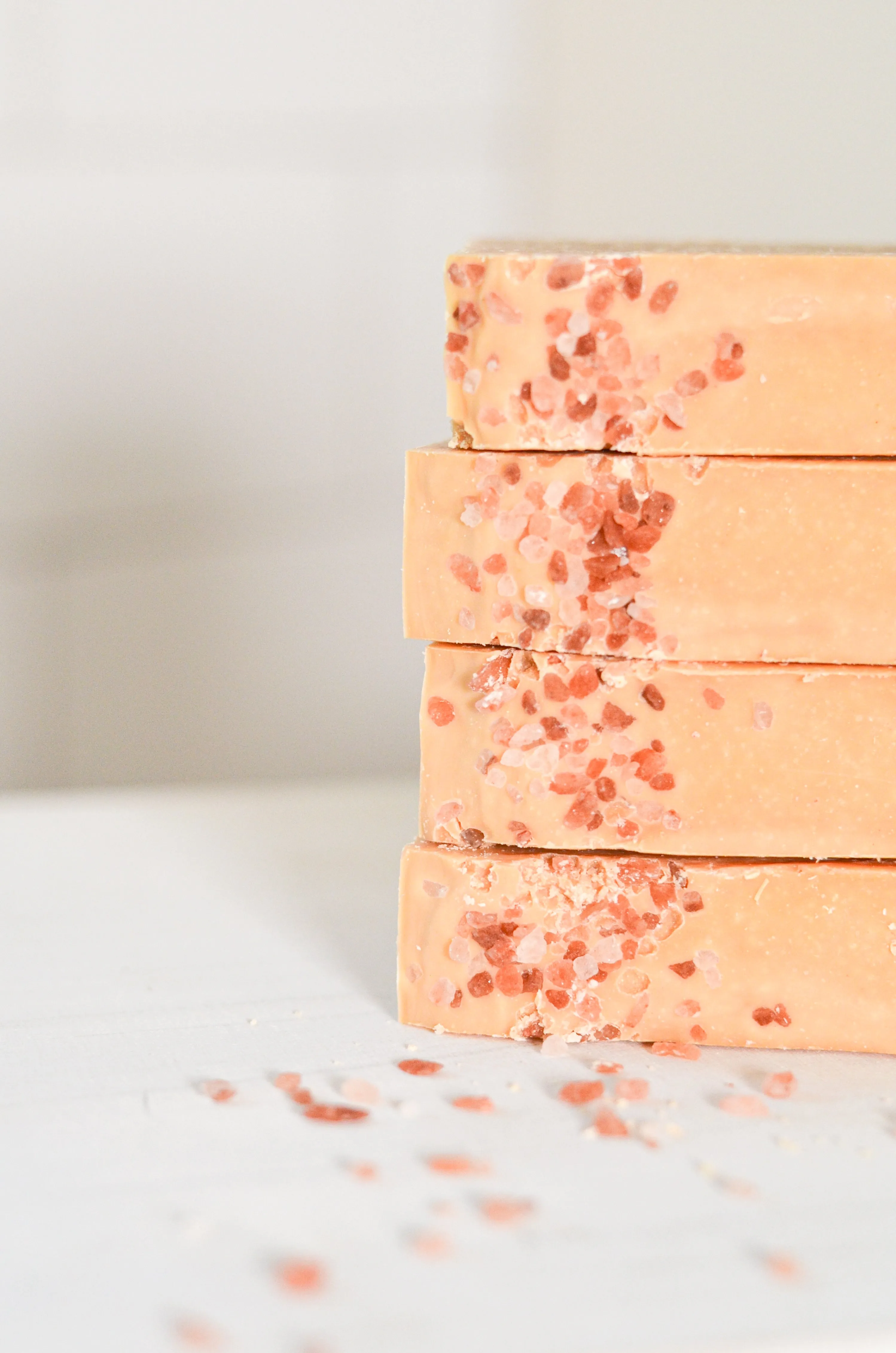 Pink Salt   Grapefruit Cleansing Bar Handmade Tallow and Goat Milk Soap Bar