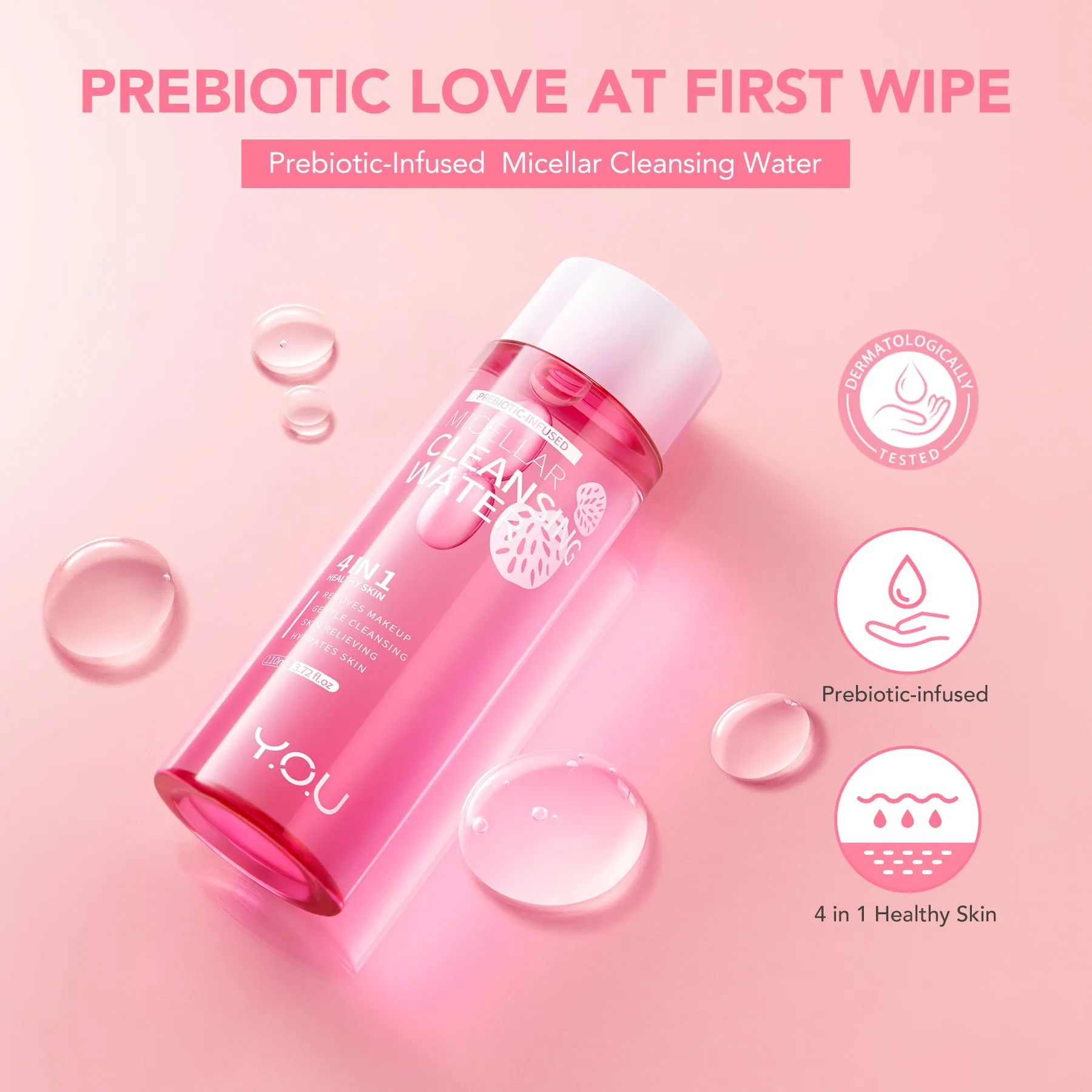 Prebiotic-Infused Micellar Cleansing Water