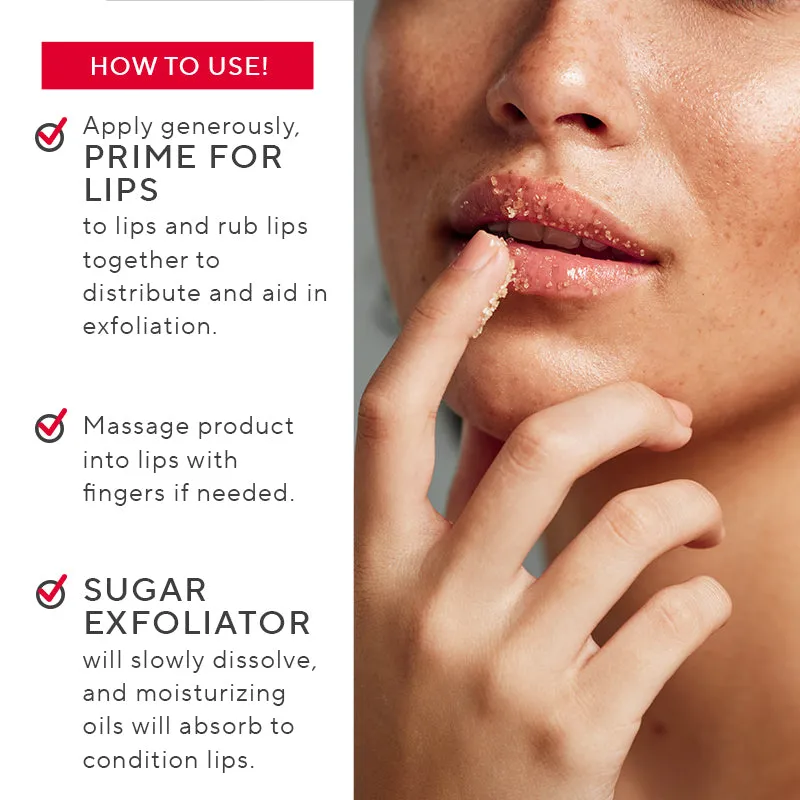 Prime for Lips Sugar Lip Exfoliator