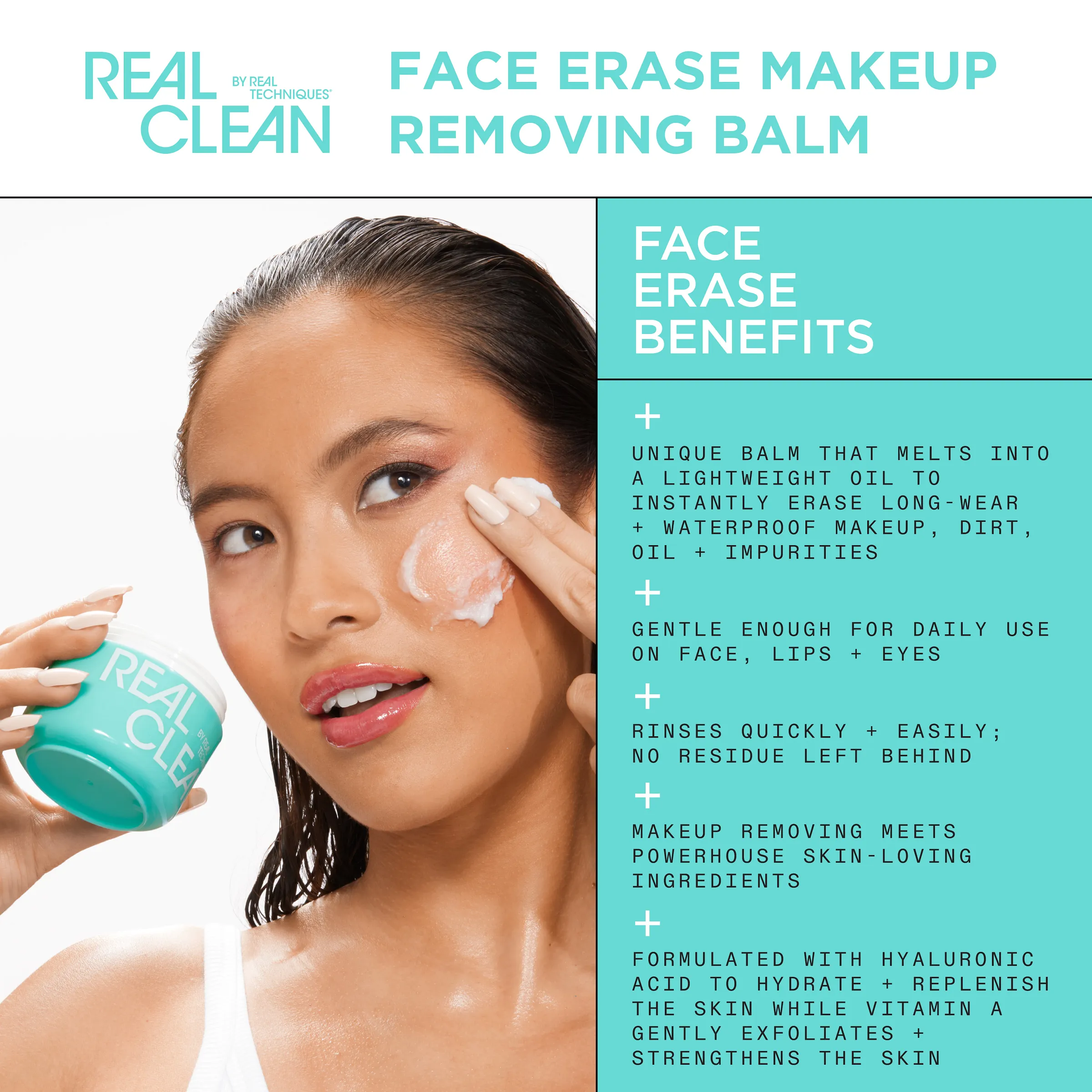 Real Clean Face Erase Makeup Removing Balm