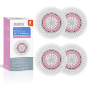 Replacement Facial Cleansing Brush Heads for Clarisonic, Radiance Cleanse, 4-pack