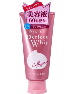 SENKA Perfect Whip Face Collagen Wash Cleansing Foam 120g