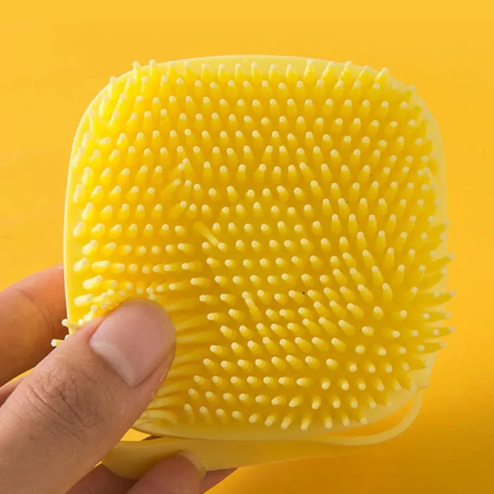 Silicone Comb with Shampoo Box Pet Dog Brush