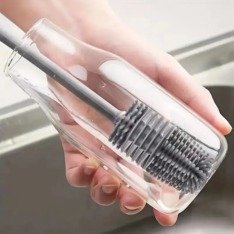 Silicone Cup Long Handle Household Brush