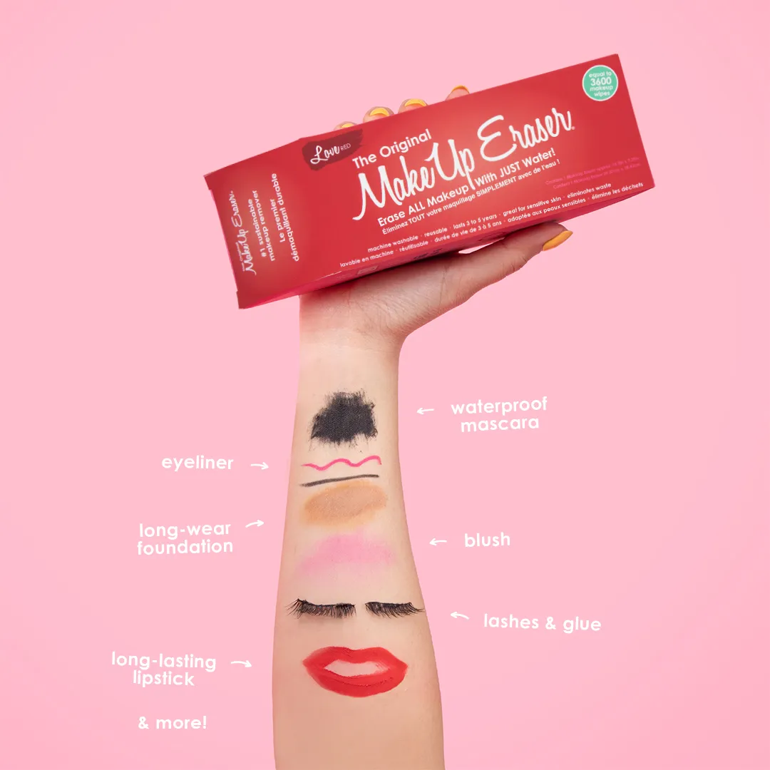 THE ORIGINAL MAKEUP ERASER (Love Red)