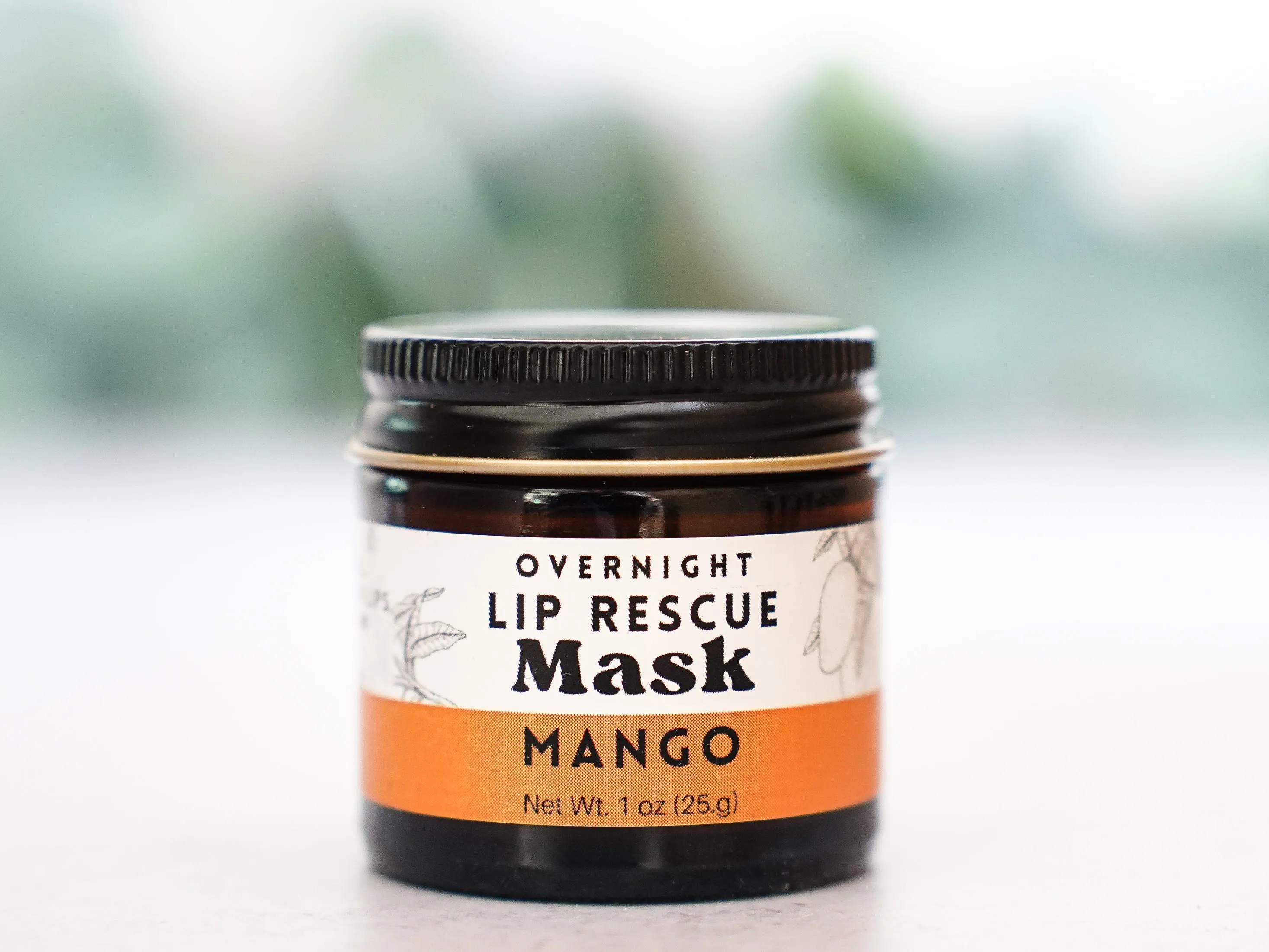 Vanilla Mint Lip Rescue Sugar Scrub - Exfoliating lip treatment